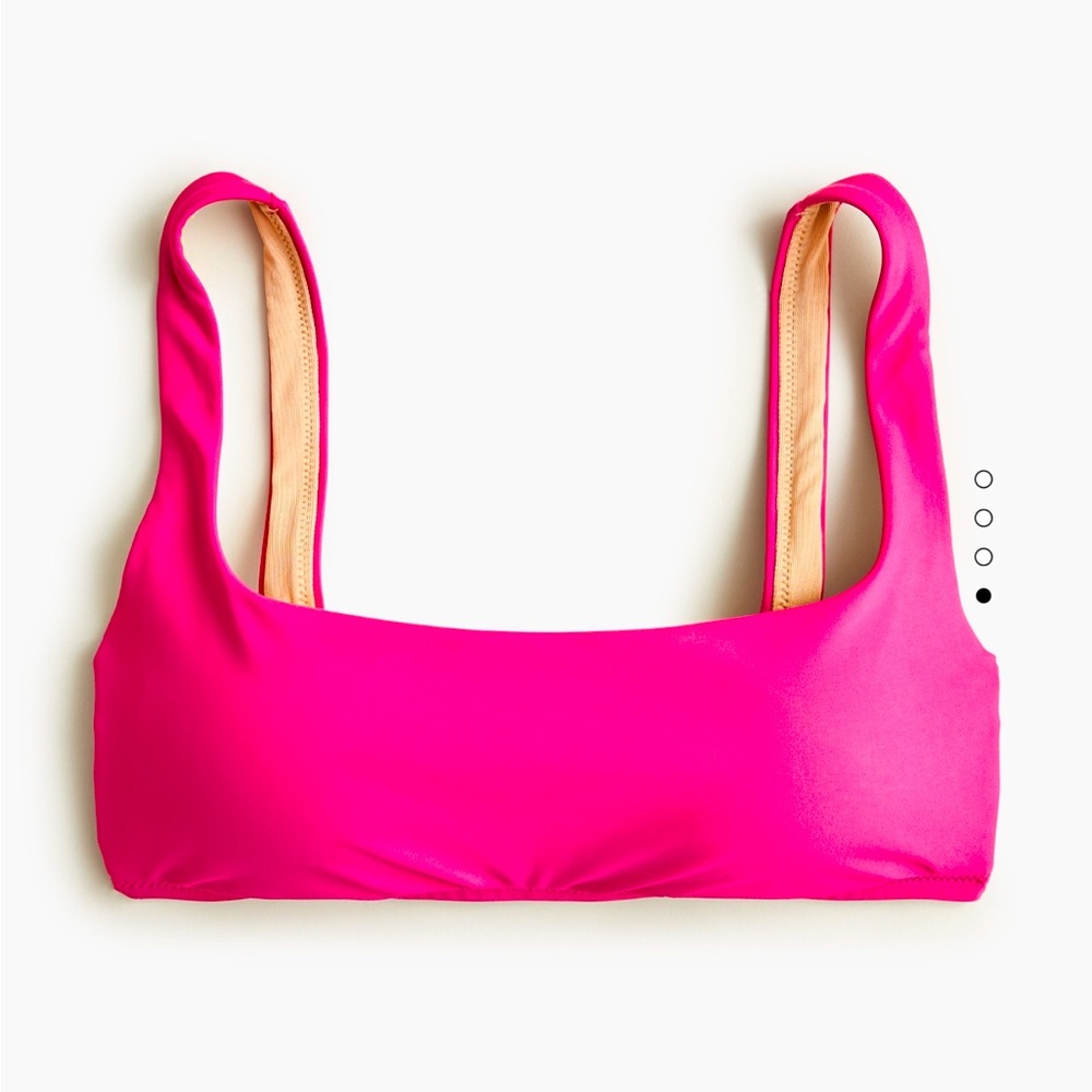 NWT!! - Radiant Fuchsia squareneck bikini top and hipster full coverage bottom